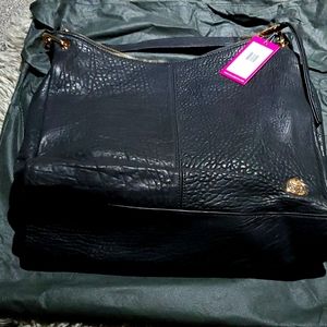 NWT Vince Camuto Black Leather Purse
